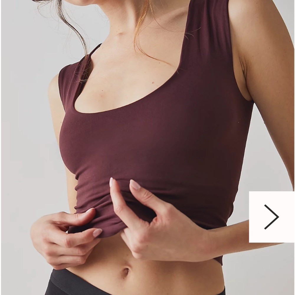 Free People clean lines muscle tank